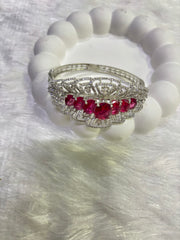 Elegant Stone-Studded Bangles Set