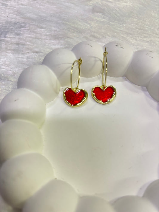 Heart Statement Earrings Collection