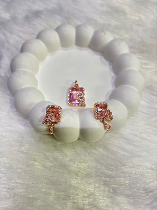 Dual-Toned Gemstone Pendant Sets