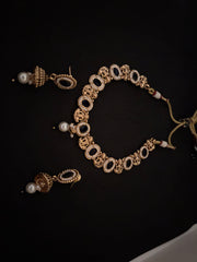 Shimmering Chic Gold Necklace Set