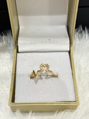 Gold Heartbeat Ring – Trendy Minimalist Jewelry