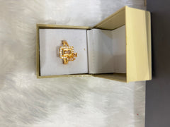 Square Shaped Colourful Stones Ring – Vibrant Fashion Jewelry for Women