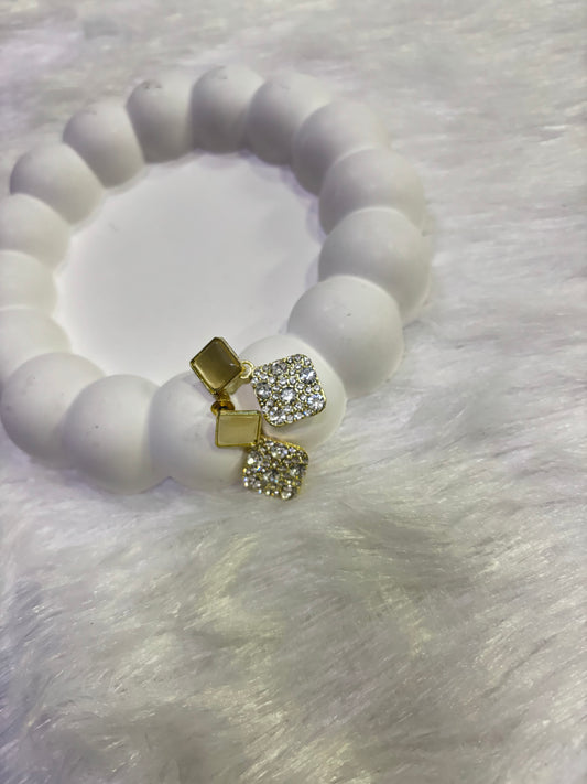 Sparkling Cube Drop Earrings – Dual Styles