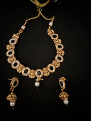 Shimmering Chic Gold Necklace Set