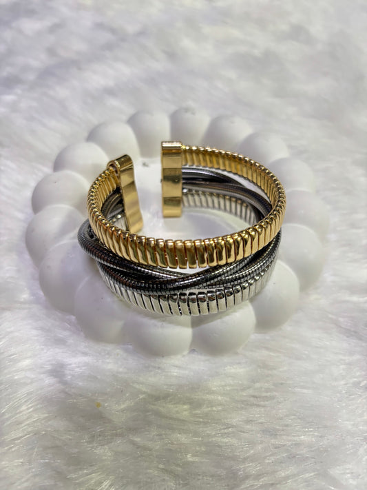 Dual Statement Bracelet Set – Bold & Chic