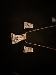 Classic Dual Toned Pendant Set