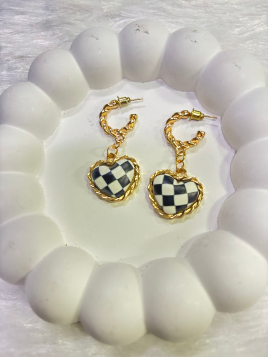 Heart Statement Earrings Collection