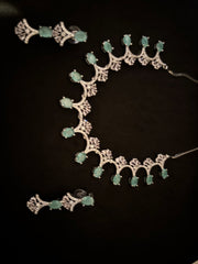 Mint Diamond Necklace Set