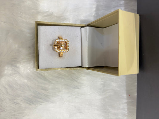 Coloured Stone Star Shaped Ring – Elegant & Trendy Jewelry for Women