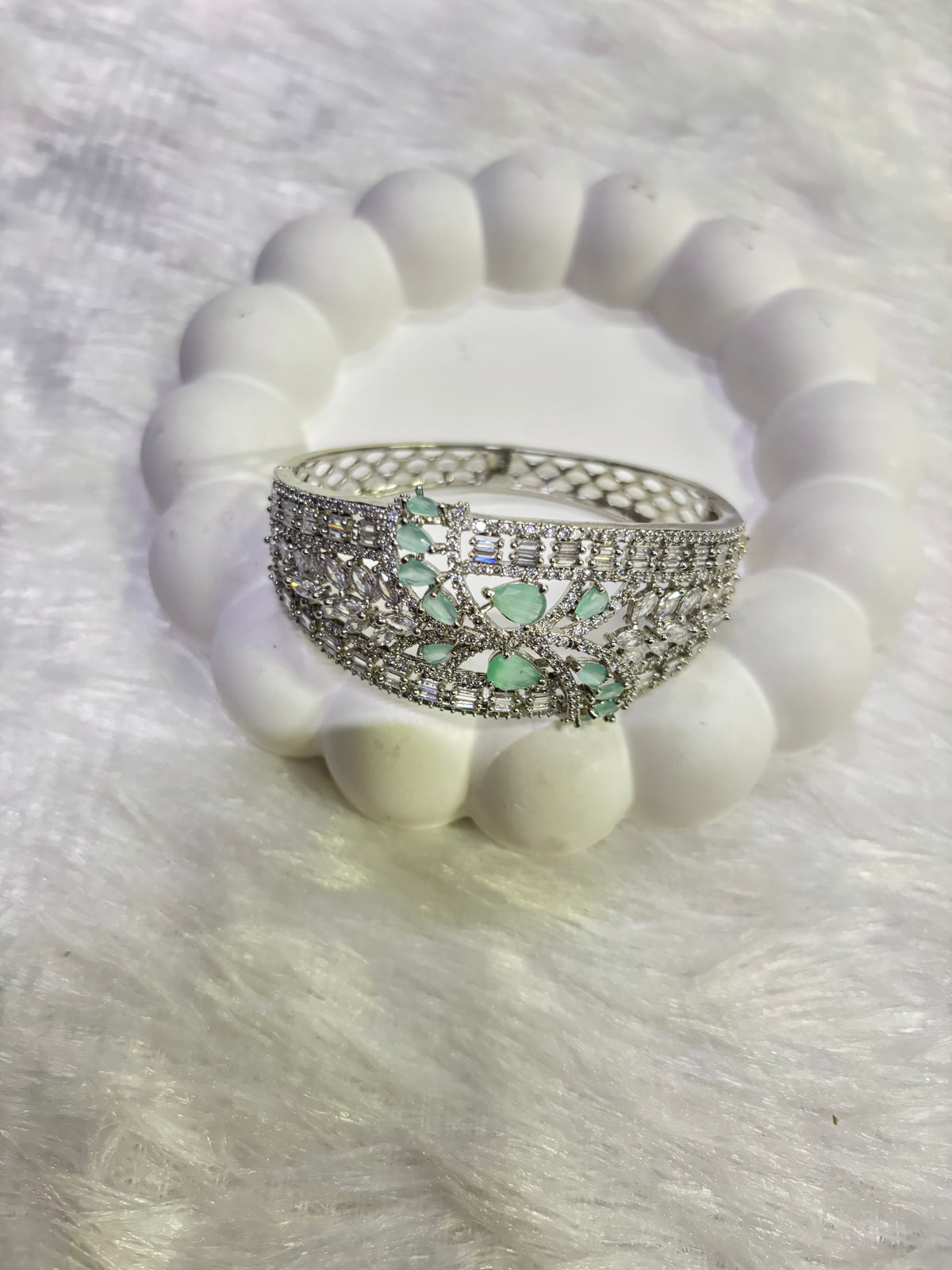 Floral Stone Bangles