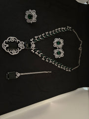 Square Cut Diamond Set