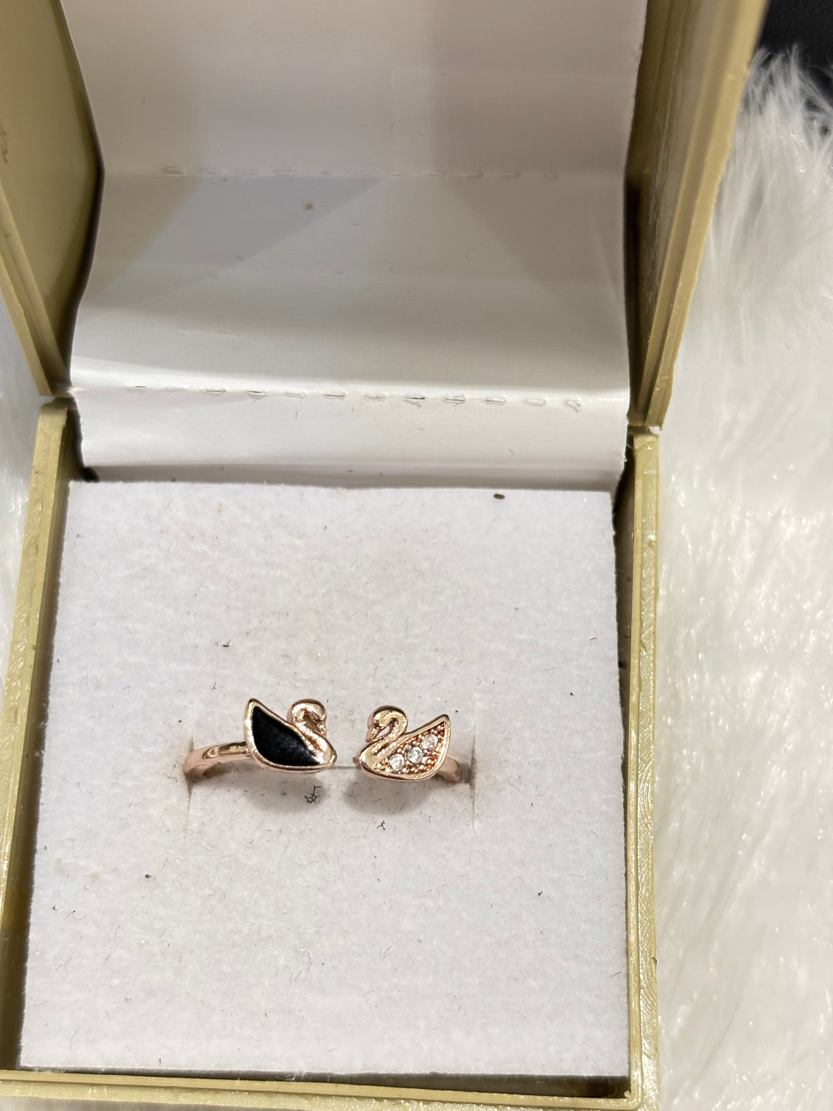 Rose Gold Dove Ring – Adjustable Peace & Love Inspired Jewelry