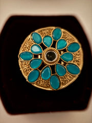 Gold Flower Rings
