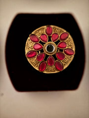 Gold Flower Rings