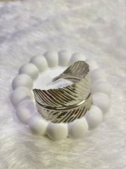 Open Cuff Leaf Bracelets