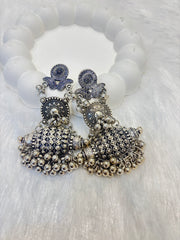 Premium Long Oxidized Earrings