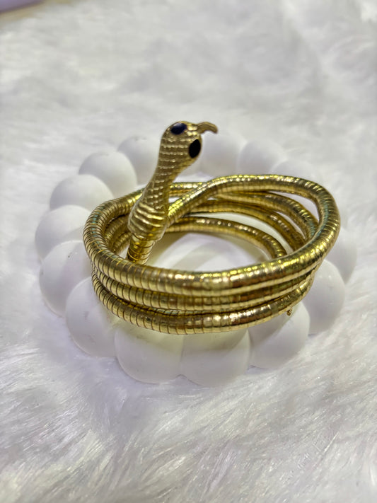 Adjustable Snake Design Necklace & Bracelet – Dual Wear Jewelry