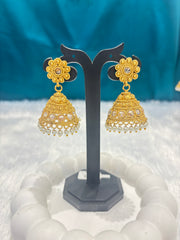 Traditional Gold Plated Jhumka Earrings
