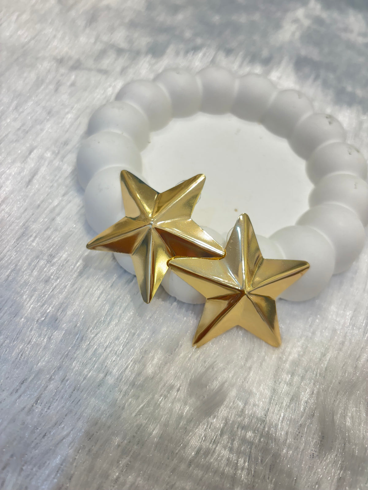 Gold Star Stud Earrings – Bold & Trendy
