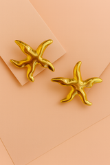 Golden Tide Starfish Earrings