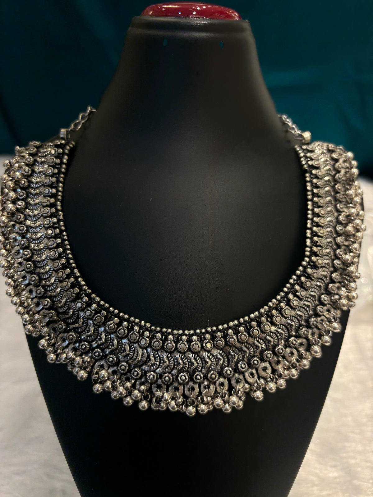 Heavy Oxidized Silver Necklace