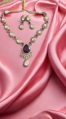 Rosé Ruby Grace Necklace Set