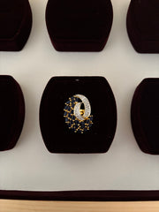 Peacock Diamond Rings