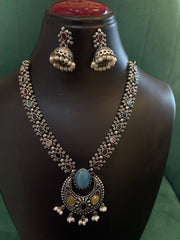 Multicoloured Stones & Oxidized Jewelry