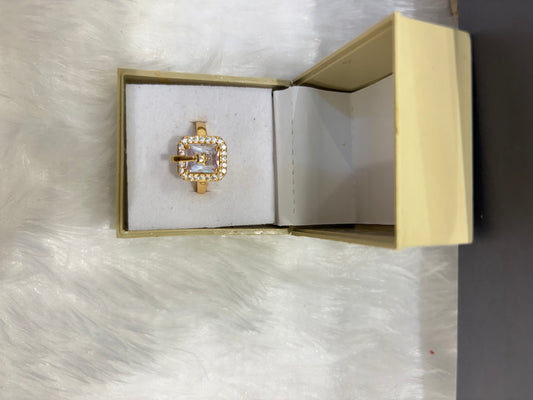 Coloured Stone Star Shaped Ring – Elegant & Trendy Jewelry for Women