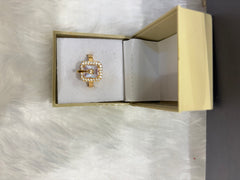 Coloured Stone Star Shaped Ring – Elegant & Trendy Jewelry for Women