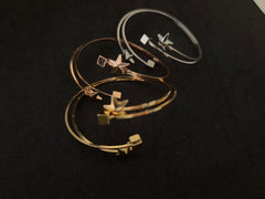 Shimmering Chunky Bracelet Set