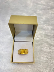 Gold Textured Band Ring – Bold Statement Jewelry