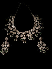 Diamond Teardrop Necklace Sets