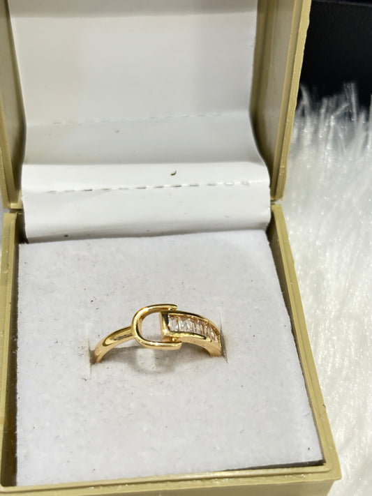 Gold Geometric Ring – Modern Statement Jewelry