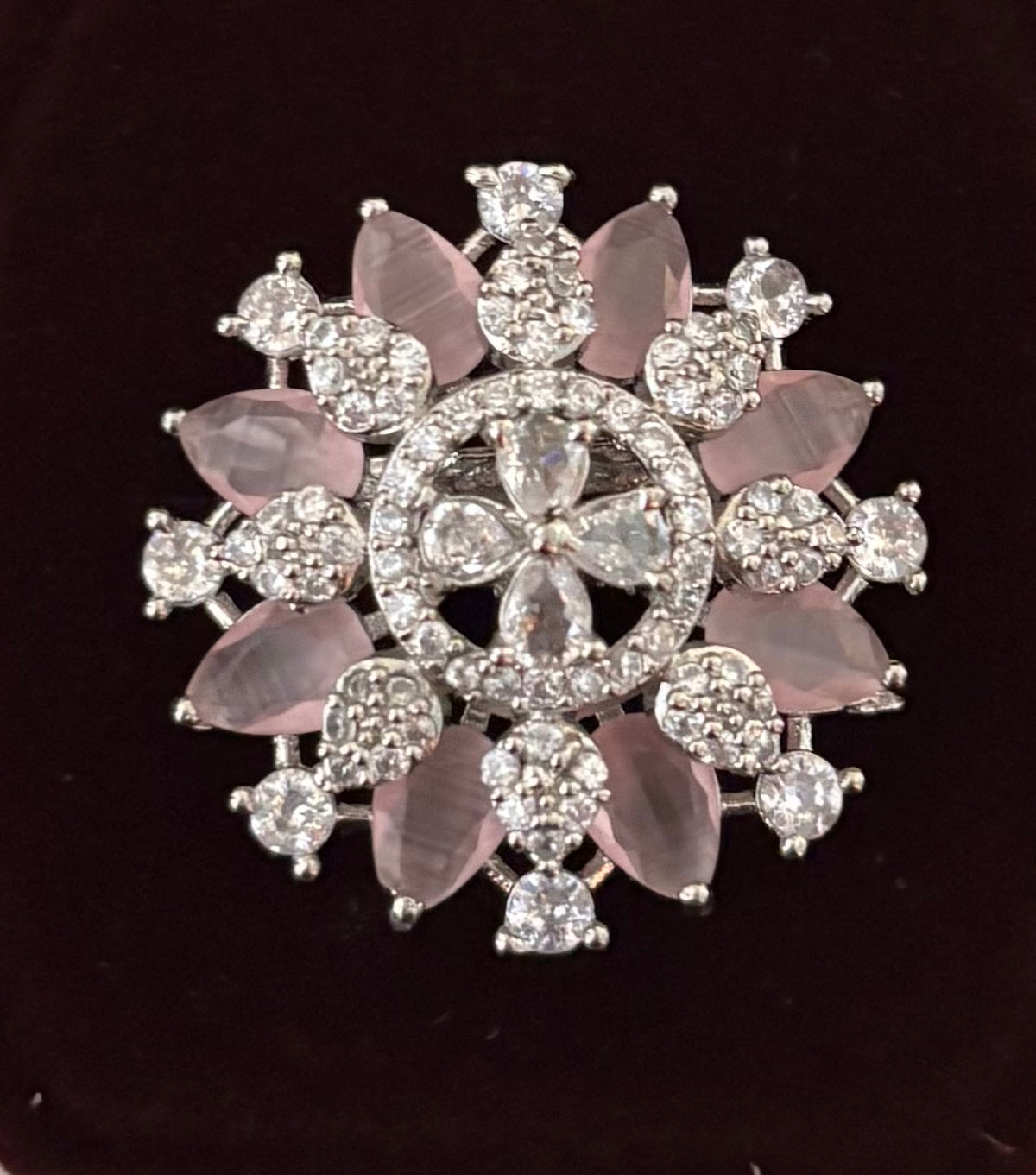 Flower Design Diamond Rings