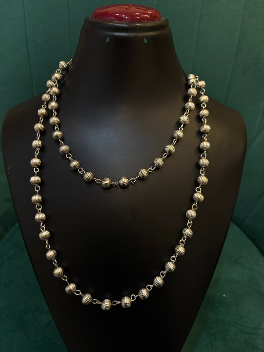 Long Oxidized Simple Maala Set